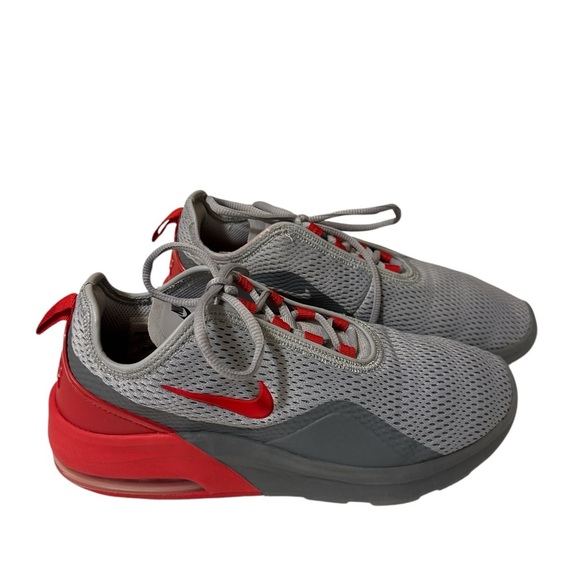 Nike Air Max Motion 2 Mens Red Grey Running Shoes in good conditions - Picture 1 of 12